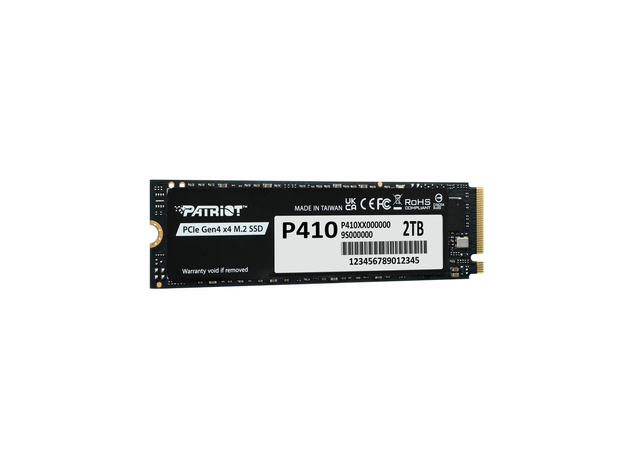 Patriot P410 SSD M.2 2280 2TB Gen 4 PCI-Express 4.0 x4 P410P2TBM28H 5,000MB/s