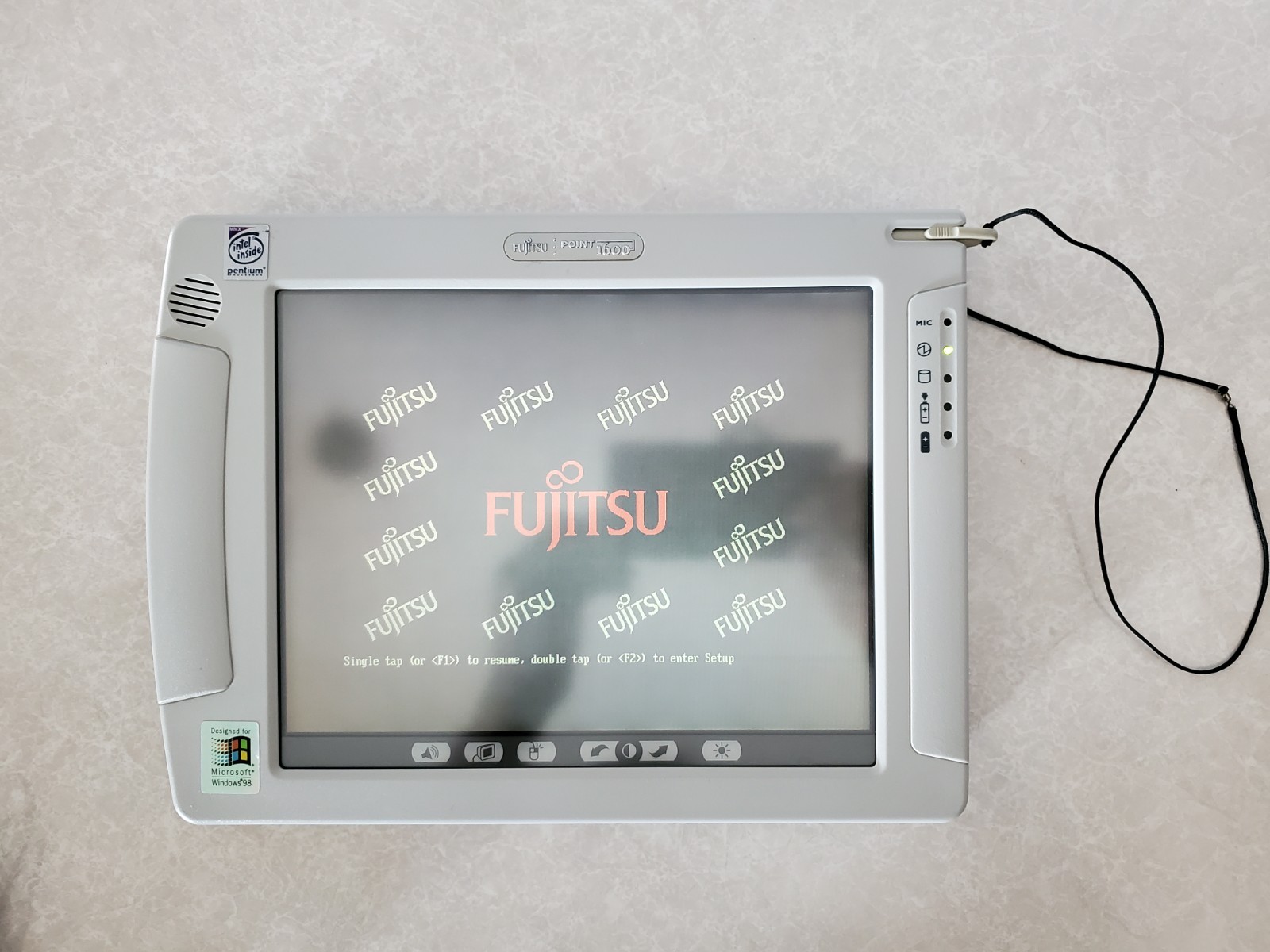 Fujitsu FMW2700S  10.5"  Stylus Tablet Computer Point 1600 VINTAGE- RARE- *READ*