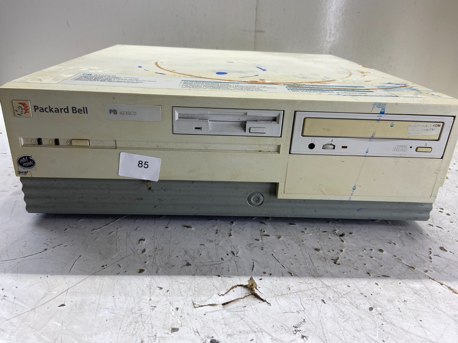 Packard Bell 4235CD Intel 75 MHz Pentium  540MB  NO HDD