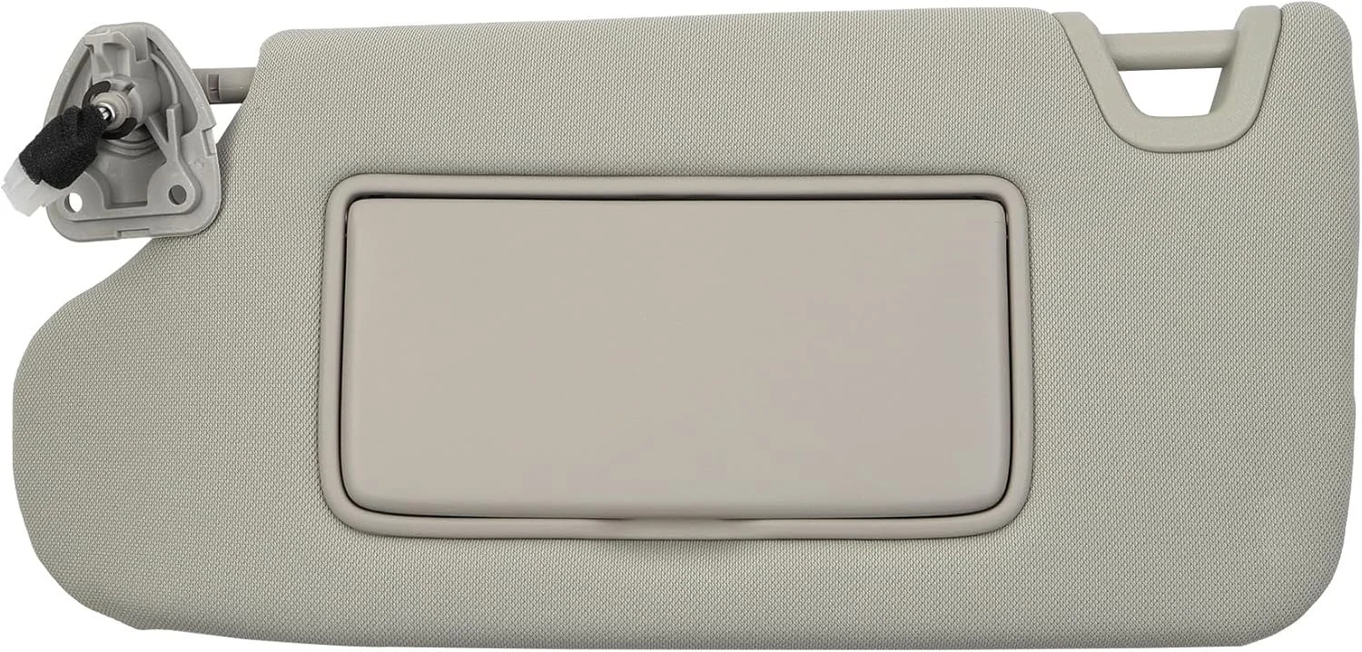 Dasbecan Gray Left Driver Side Sun Visor Compatible with Nissan Altima 2013 2014