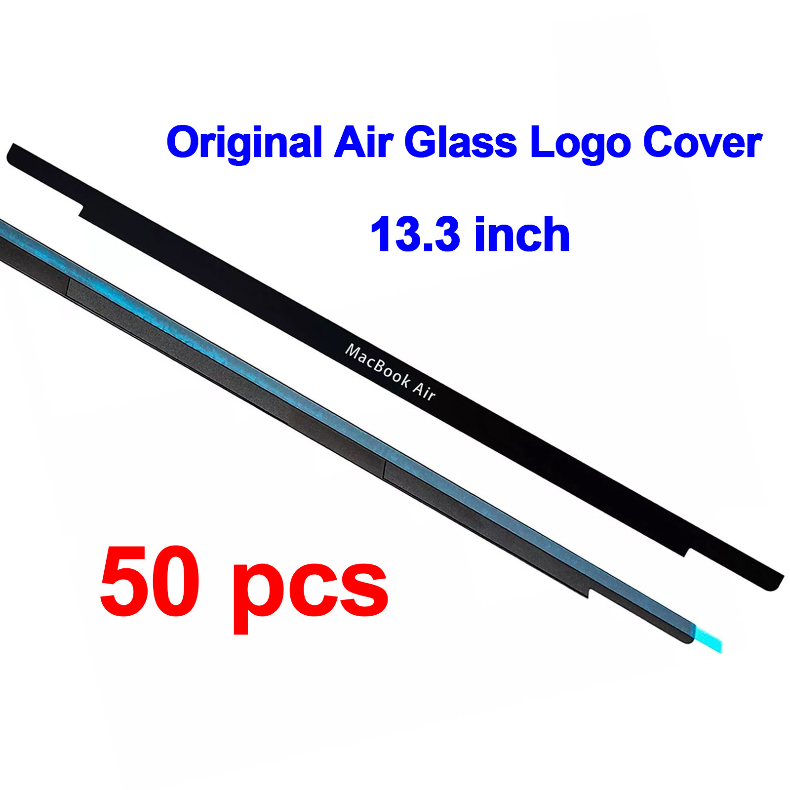 50PCS Original LCD Front Glass Trim Bezel Logo Cover for MacBook Air 13.3" A2179