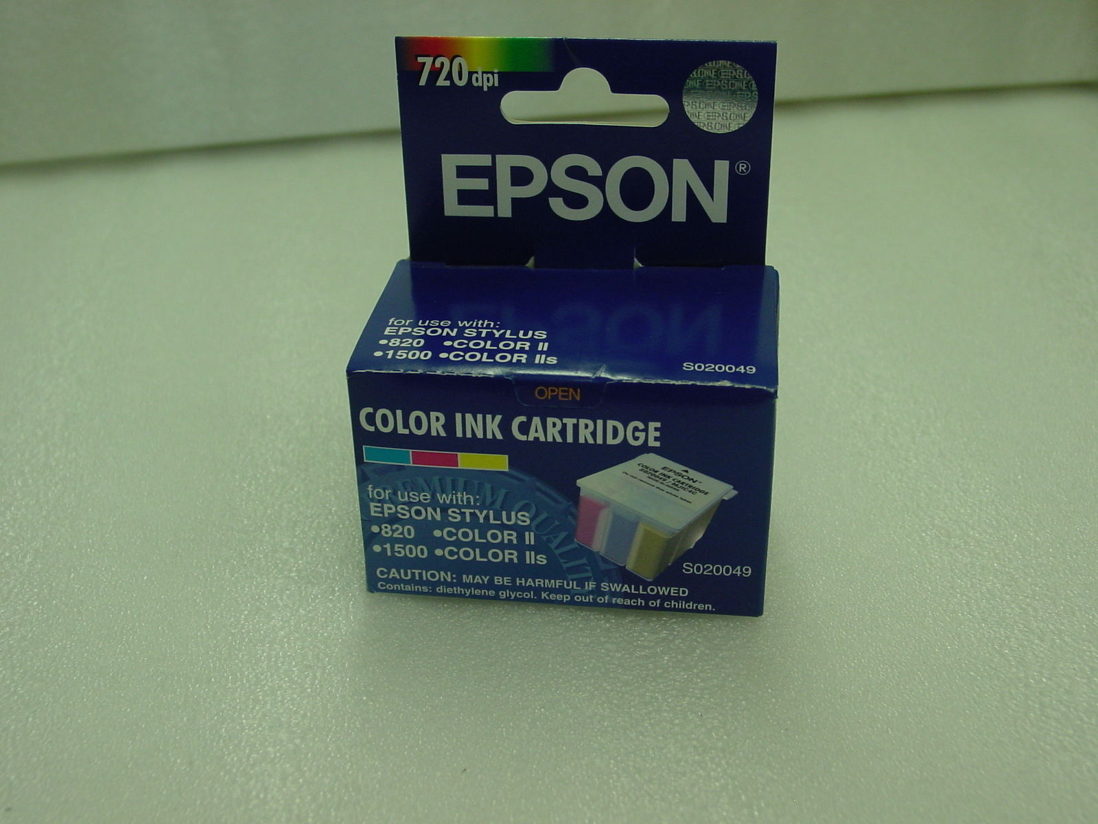 EPSON S020049 Color Ink Cartridge, NIB