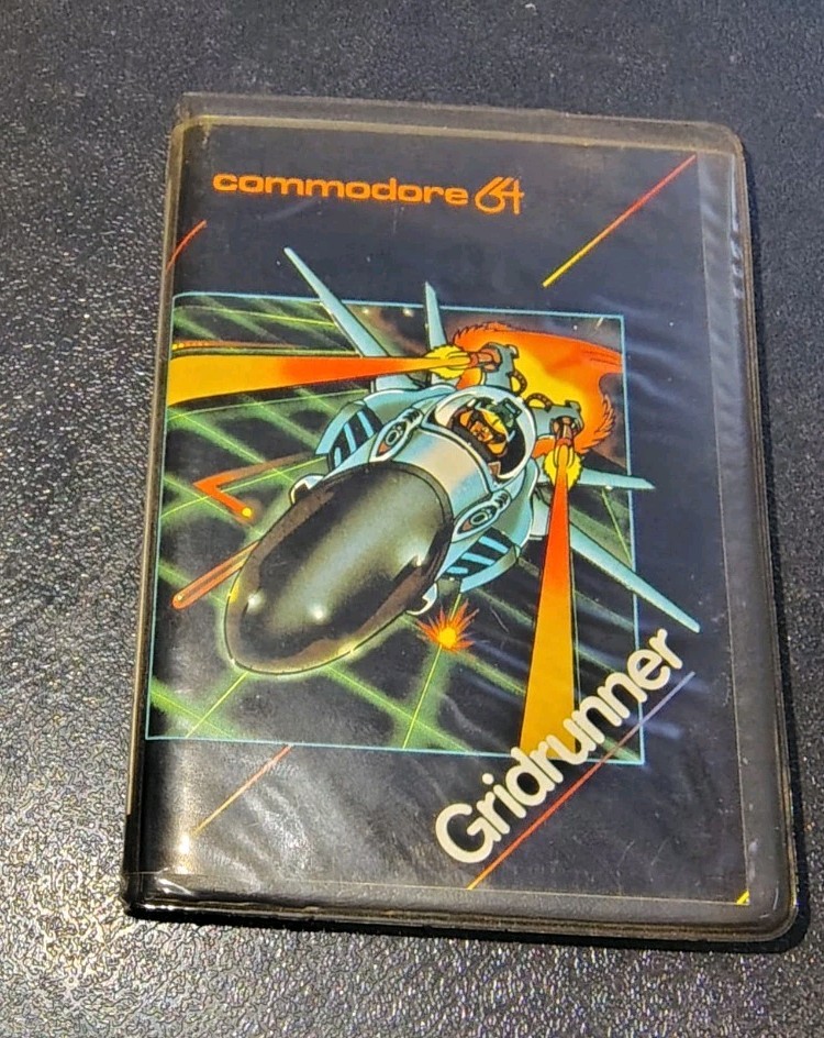 Vtg Commodore 64 Gridrunner Rare Cassette Version 1983 Llamasoft