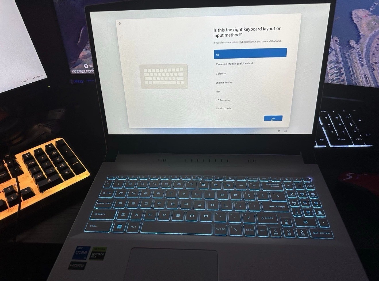 MSI Sword 15 Gaming Laptop – Intel i5-12450H, RTX 3050, 32GB RAM, 1TB SSD