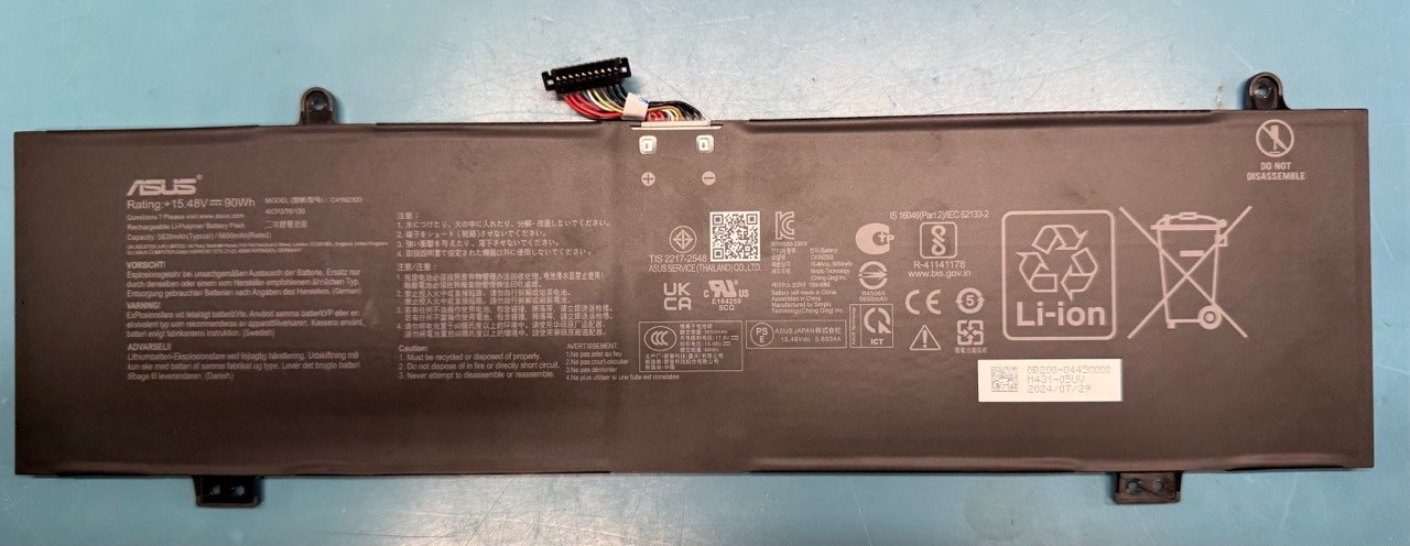 OEM ASUS ProArt P16 H7606WV Battery C41N2303 0B200-04450000 | 90% Health