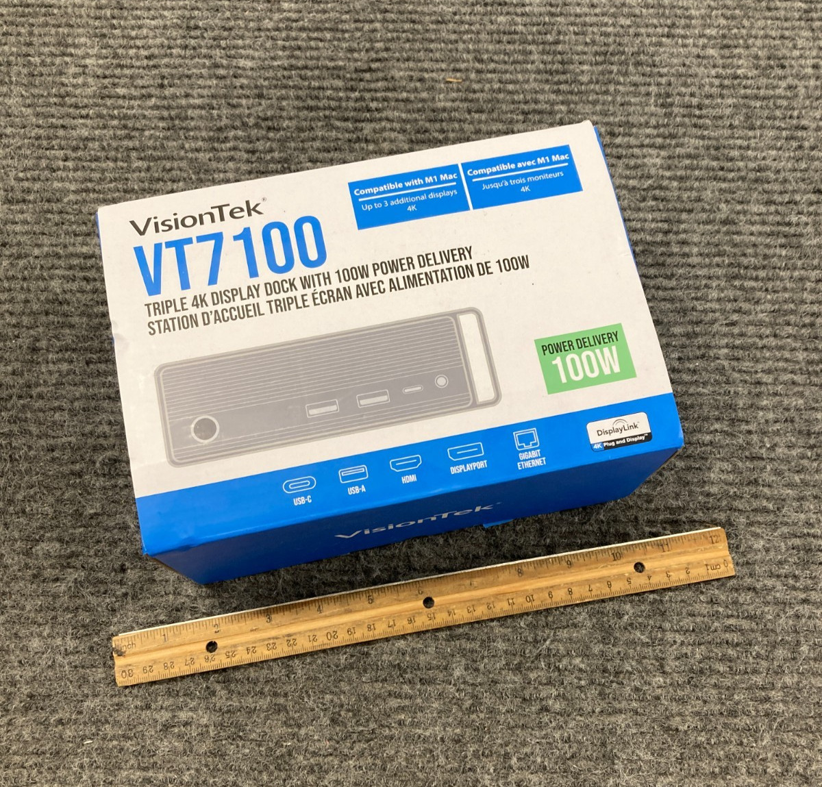 VisionTek VT7100 Triple 4K Display Dock - Open Box -