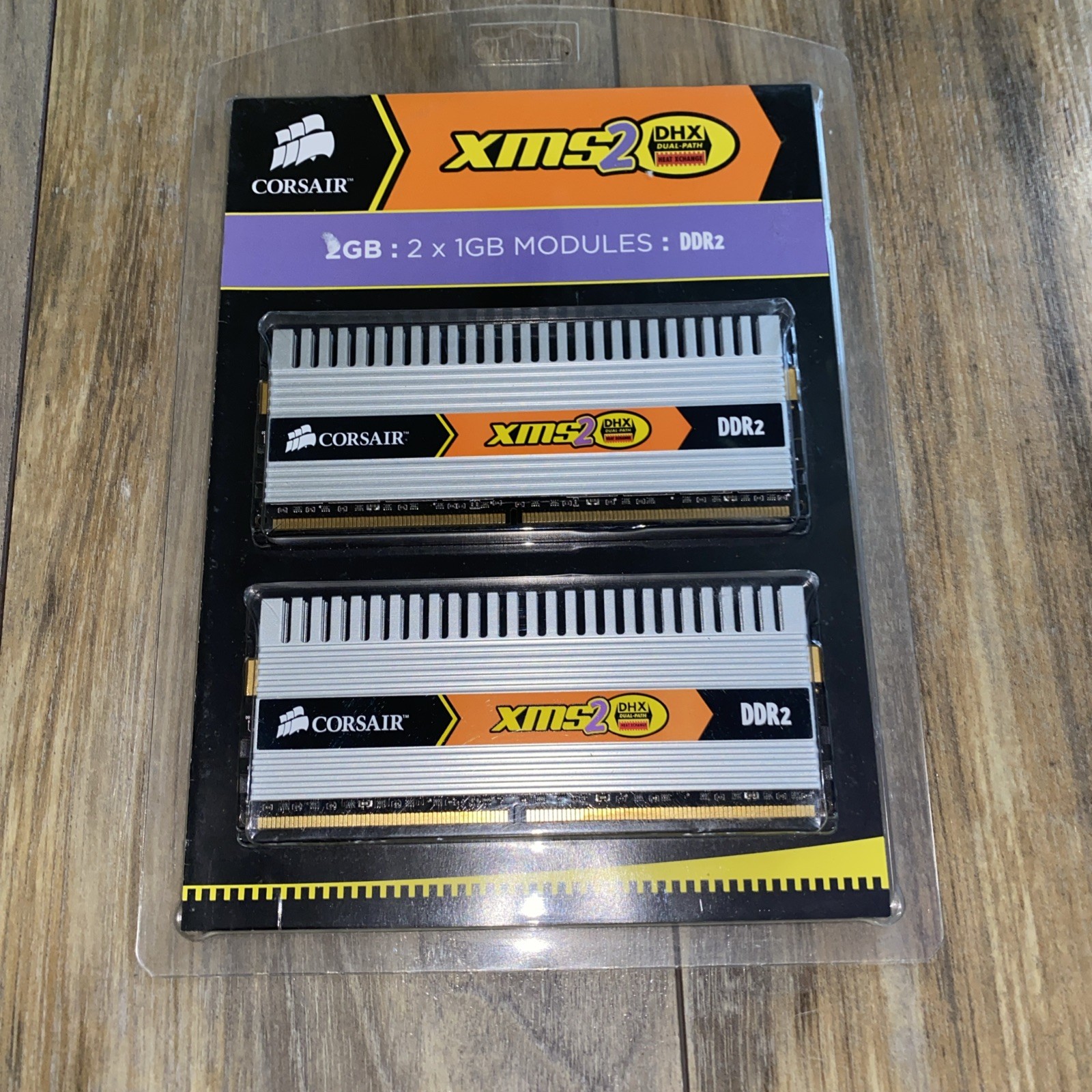 2GB Corsair XMS2 DHX, 2x 1GB DDR2 RAM Arbeitsspeicher TWIN2X2048-6400C5DHX, NEU