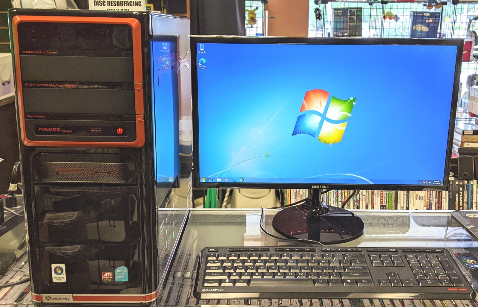 Gateway FX6800 Intel Core i7 Quad 920 @ 2.67 GHz 3GB RAM 500GB Desktop Computer