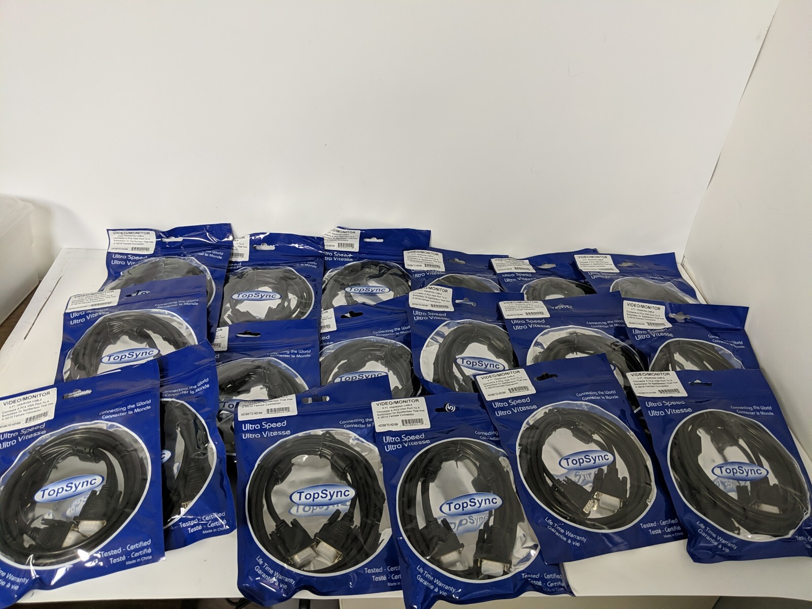 TopSync Video/Monitor 6ft VGA/SVGA CABLE  HD15M