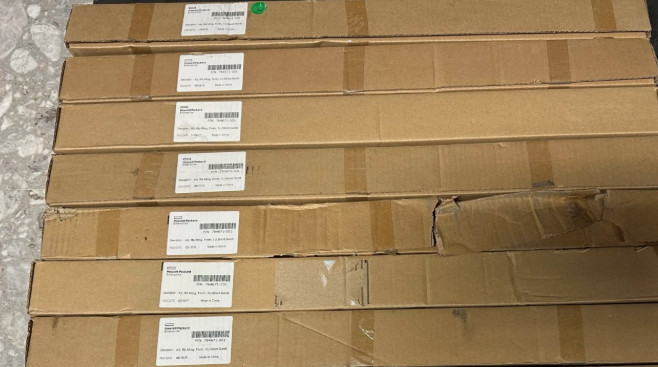 Lot of 7 HPE 764671-001 1U Short Friction Rack Rail Kit ProLiant