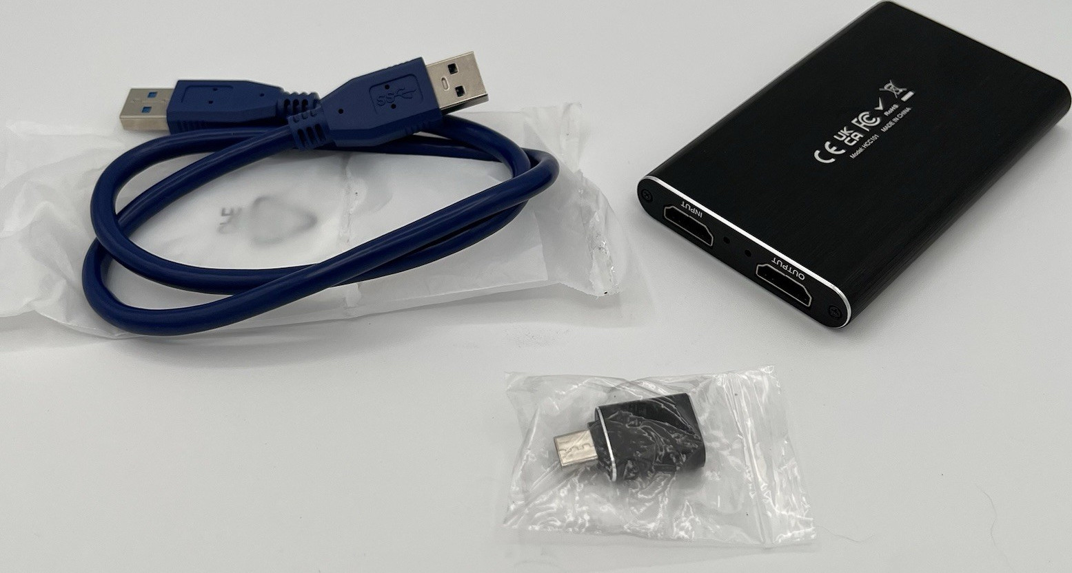 HDMI 1080P 60FPS USB 3.0 Video Capture Card Black with Cable Portta HCC101