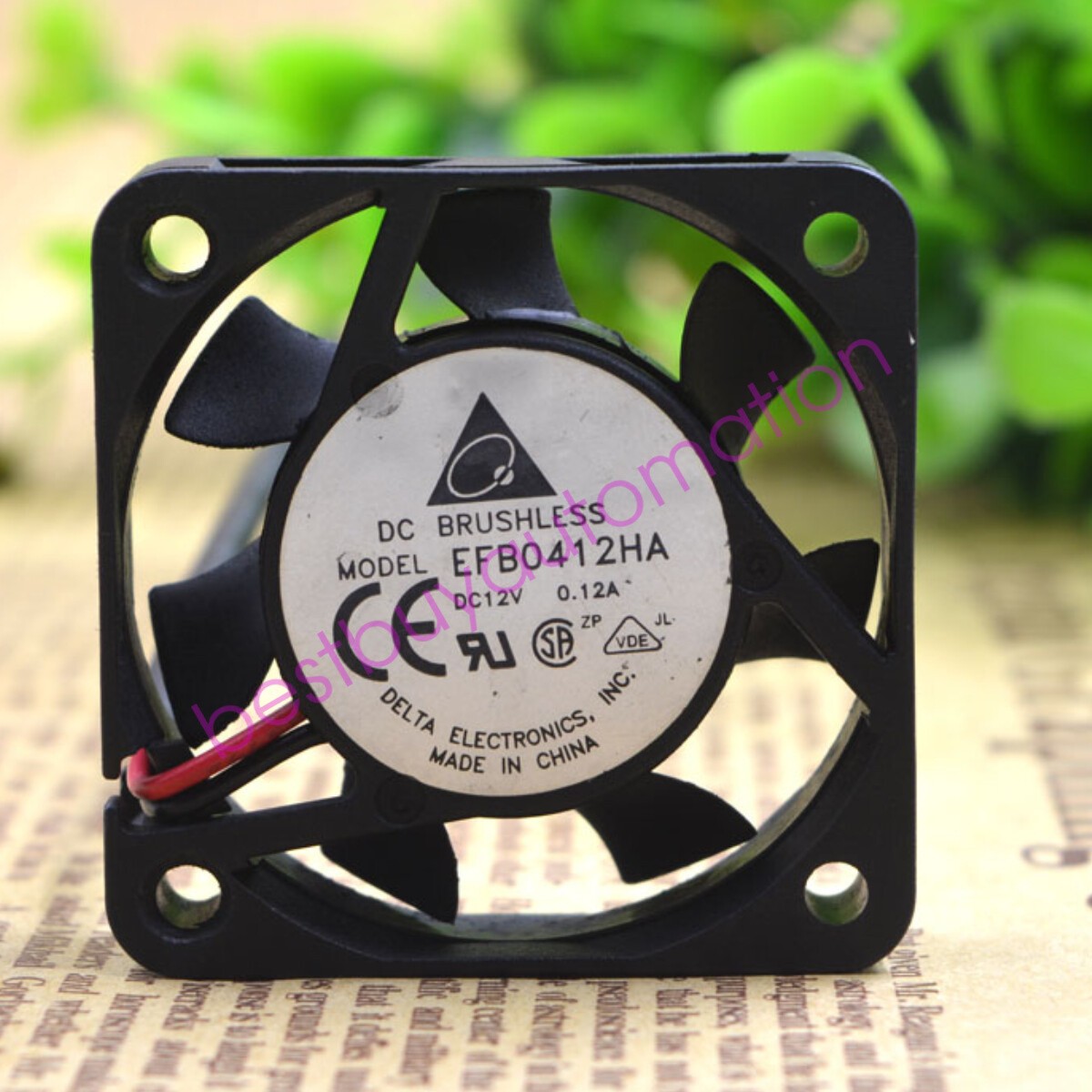 DELTA EFB0412HA 4010 12V 0.12A 4CM   Chassis Cooling Industrial Fan Small Mute