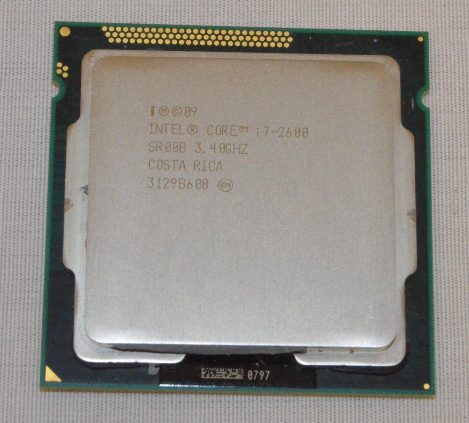 Intel Core i7-2600 "Sandy Bridge" Processor, 3.4gHz *Used, Working*