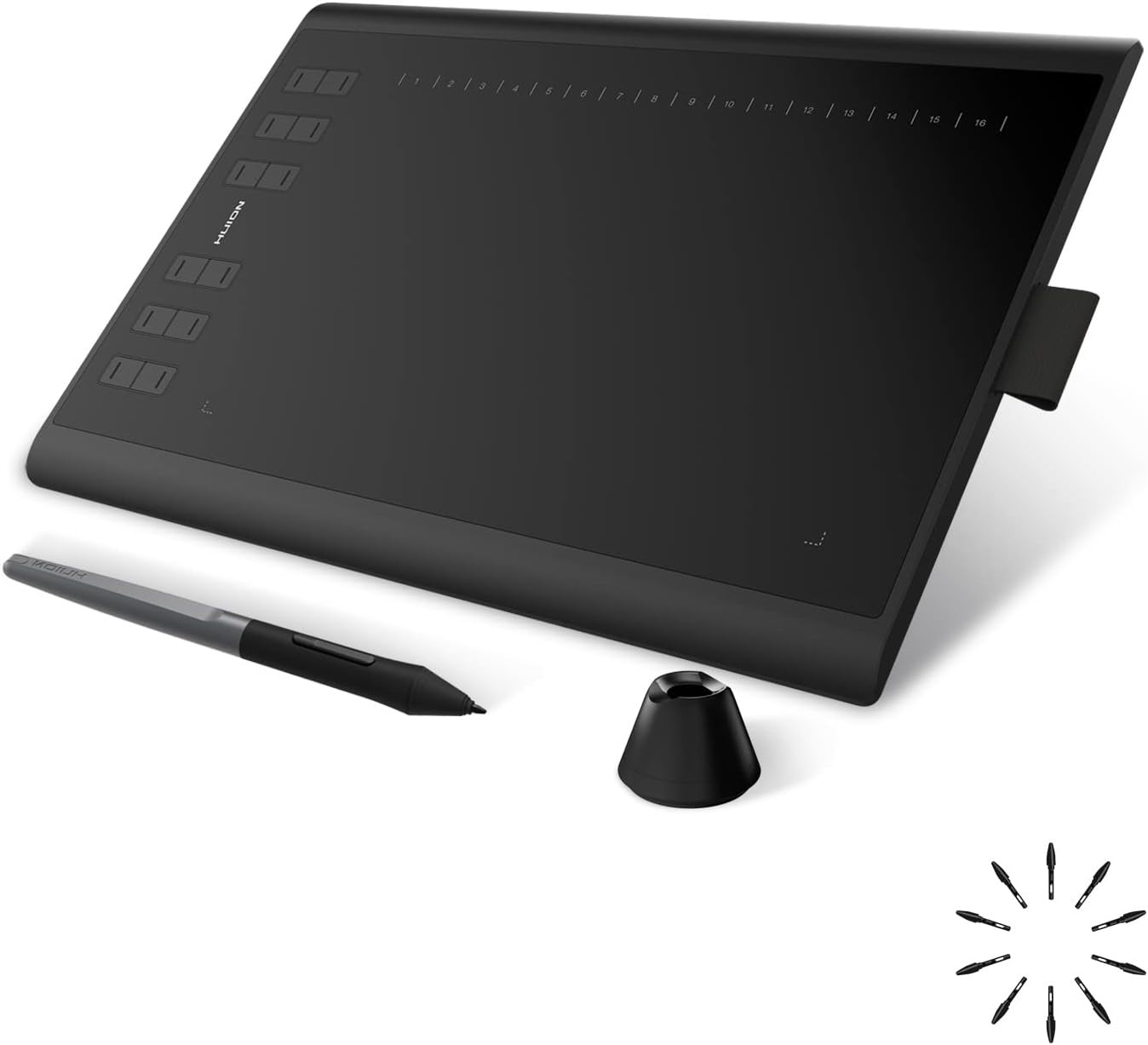 Inspiroy H1060P Graphics Drawing Tablet, 10 X 6.25 In, 12+16 Hot Keys