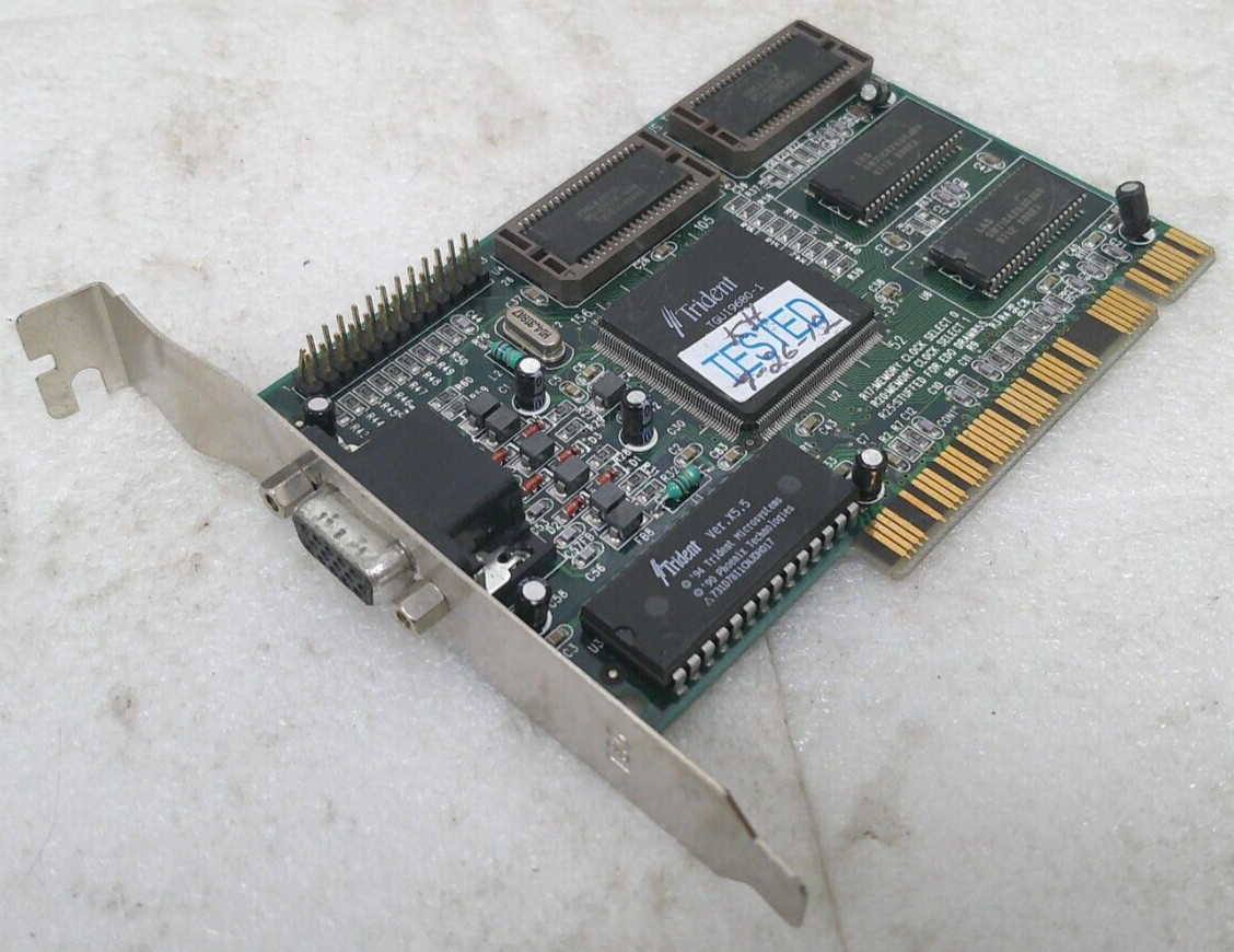 Venus T80 Rev A Trident TGUI9680-1 PCI VGA Video Card