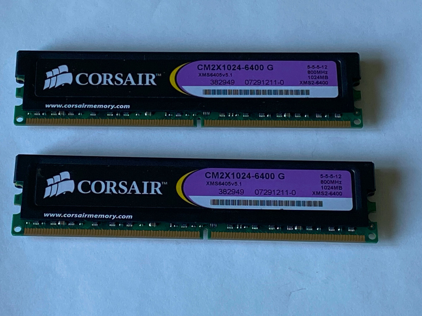 Corsair XMS2 Extreme DDR2 Memory CM2X1024-6400G 1GB 2 x 1GB