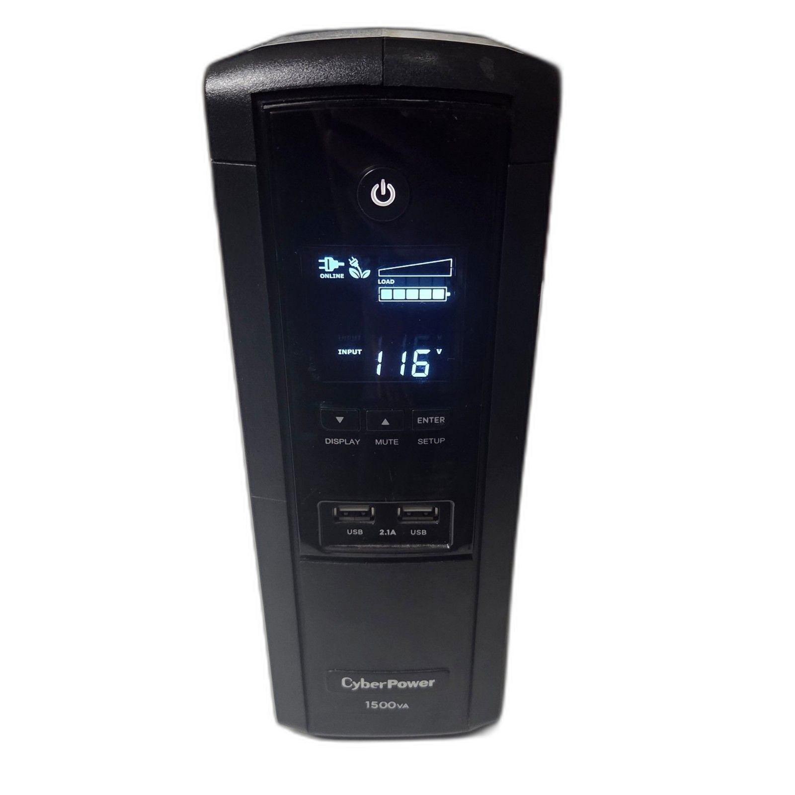 CyberPower BRG1500AVRLCD 1500VA 900W UPS Battery Backup Surge Protector AVR