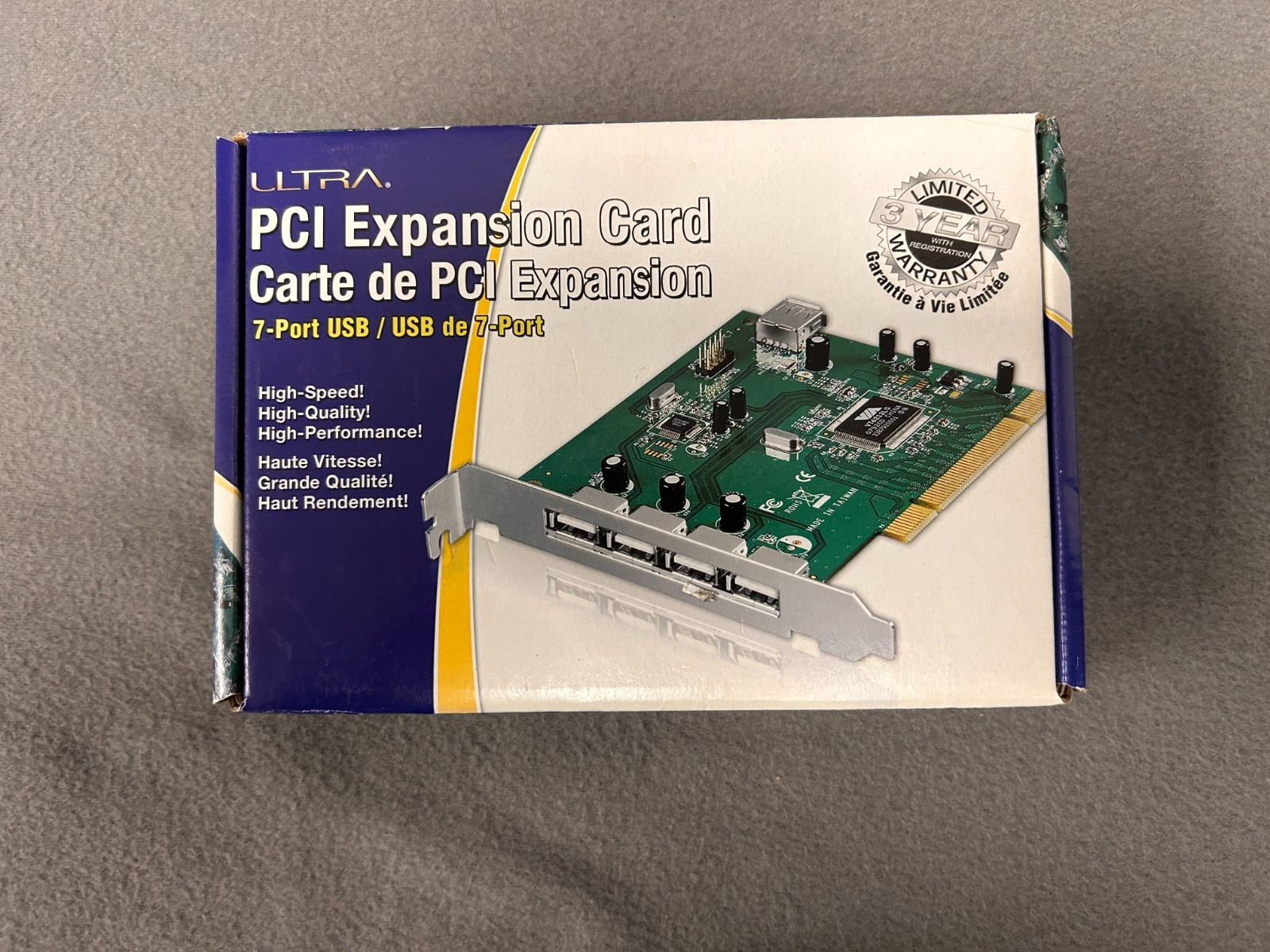 Ultra 7 Port USB 2.0 PCI Expansion Card