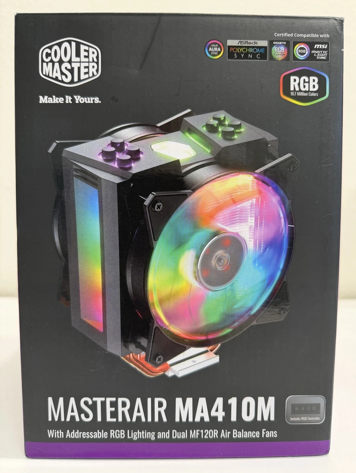 Cooler Master MasterAir MA410M ARGB CPU Cooler For Intel and AMD