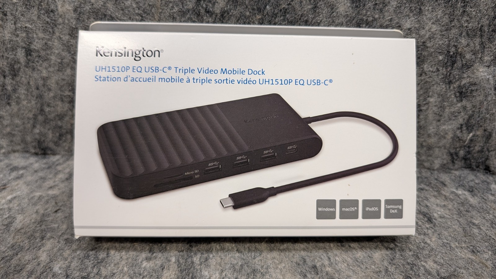 Kensington UH1510P EQ Triple Display USB-C Mobile Dock K34040WW
