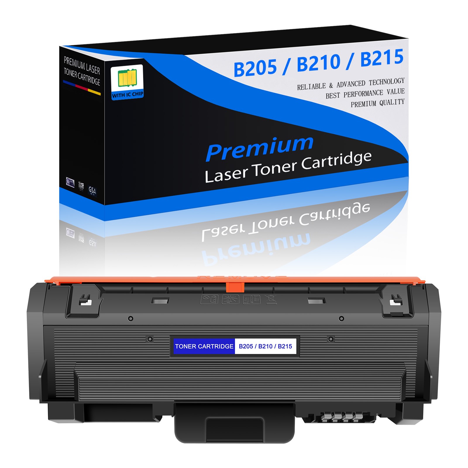 1PK B205/ B210/ B215 Black High Capacity Toner Cartridge for Xerox 3,000 Pages