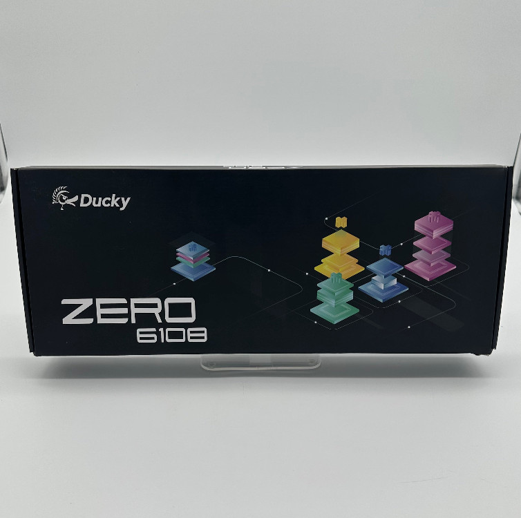 Ducky Zero 6108 Pure White Hotswap Bluetooth RGB Mechanical Keyboard - Cherry MX