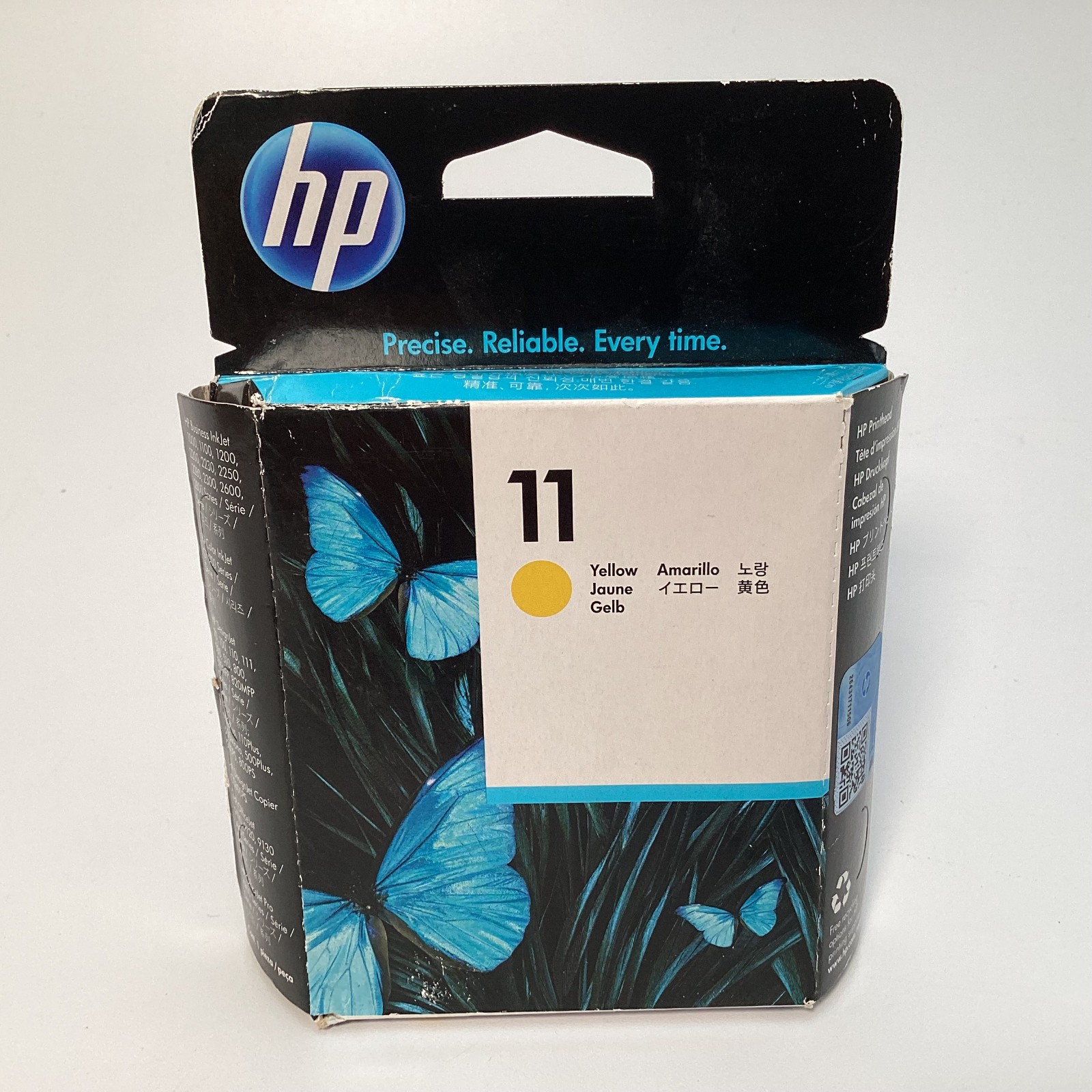 HP 11 C4813A Yellow Printhead Genuine OEM Sealed Exp 03/2023 Genuine HP OEM Part