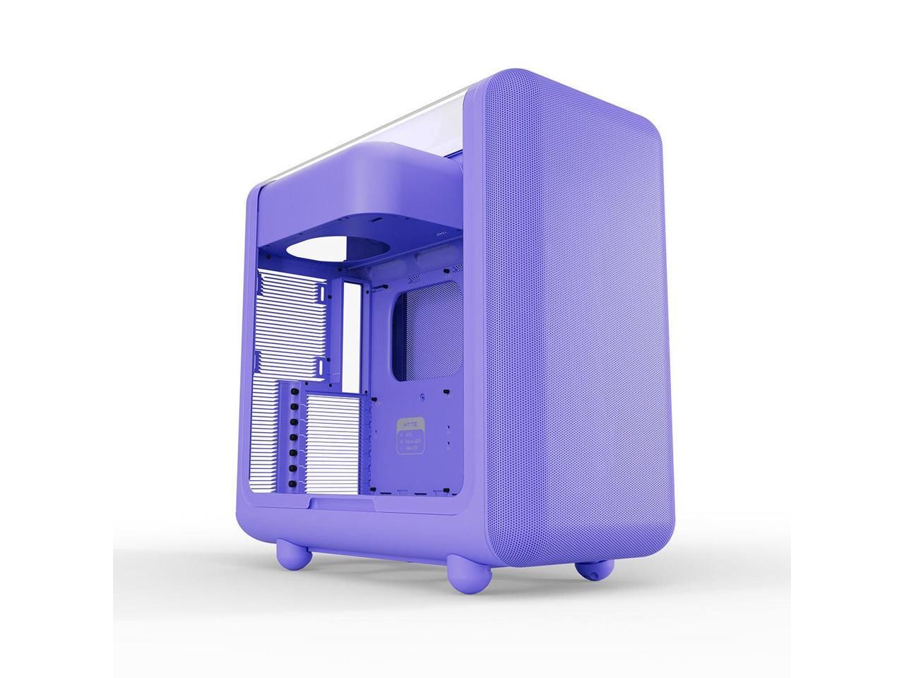 HYTE CS-HYTE-X50G-TM Purple ABS / Steel / Tempered Glass ATX Mid Tower Case (Com