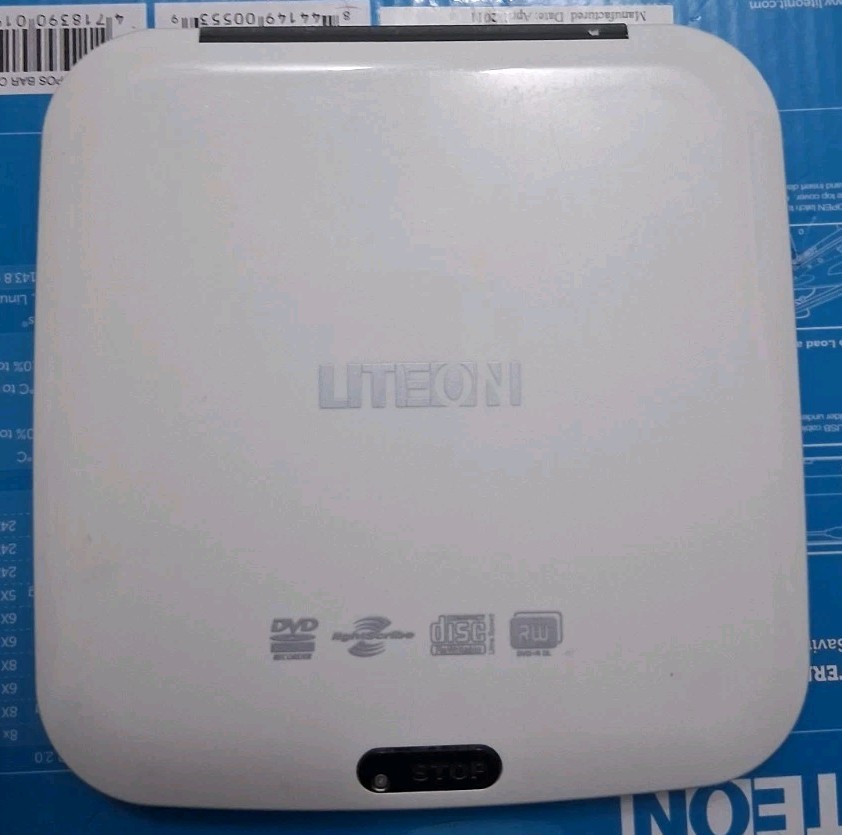 LITEON DVD-CD REWRITABLE DRIVE MODEL ETAU108 - WHITE COMES PACKED w/ORIGINAL BOX