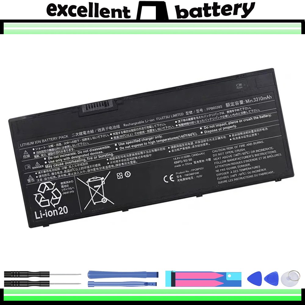  FPB0338S FMVNBP247 battery for FUJITSU Lifebook P727 T938 T937 E548 P728