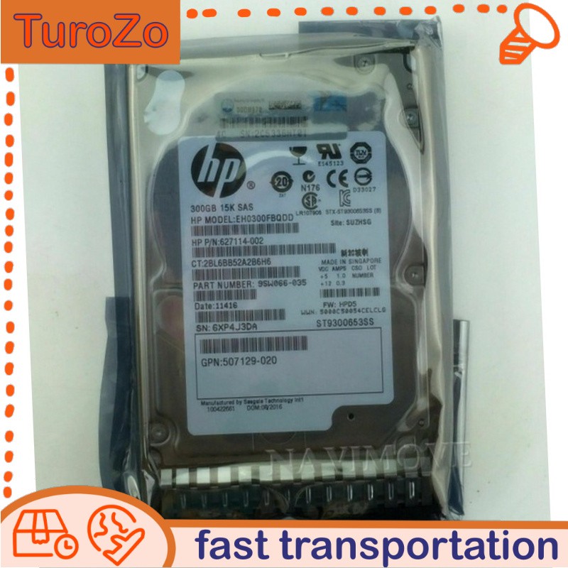 652611-B21 NEW HP 653960-001 300GB 6G 15K SFF 2.5" SAS SC HDD New