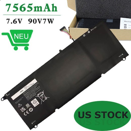 56Wh 90V7W Battery For Dell XPS 13 9350 XPS 9343 series JD25G 0DRRP JHXPY 5K9CP