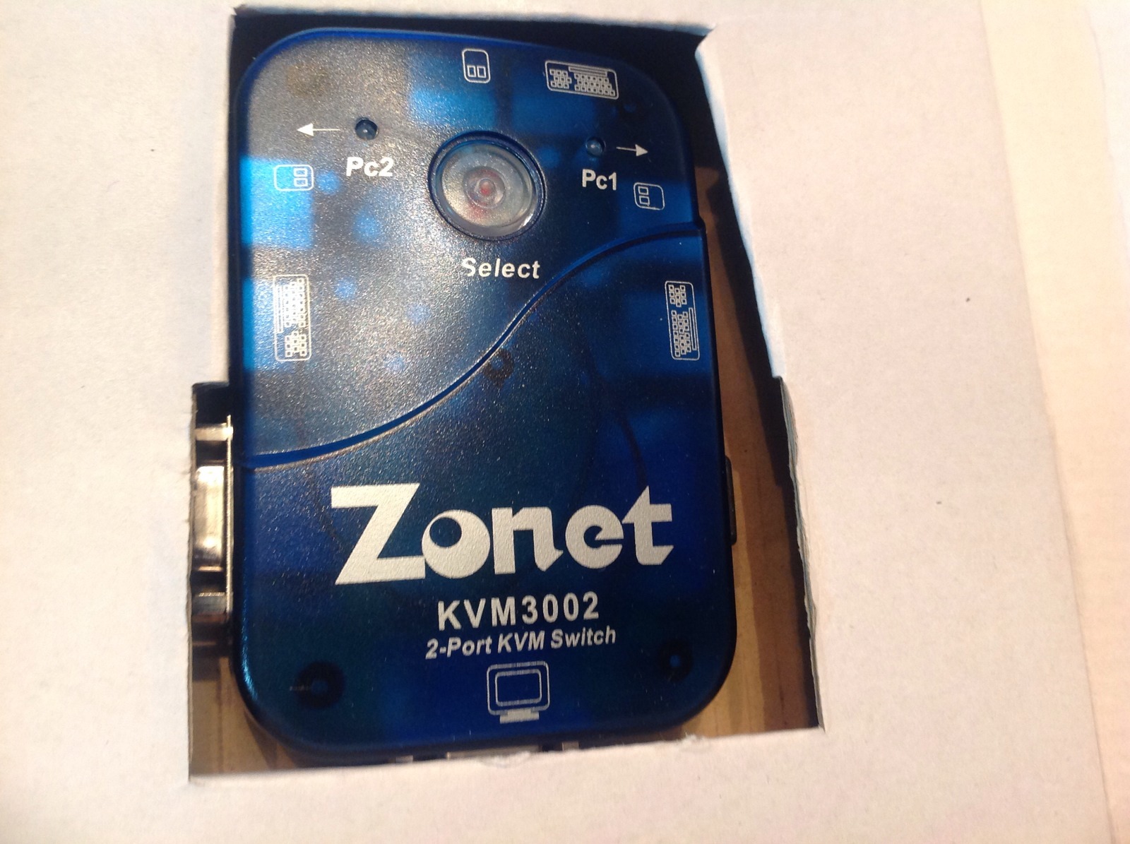 Zonet KVM3002 2 Port KVM Switch