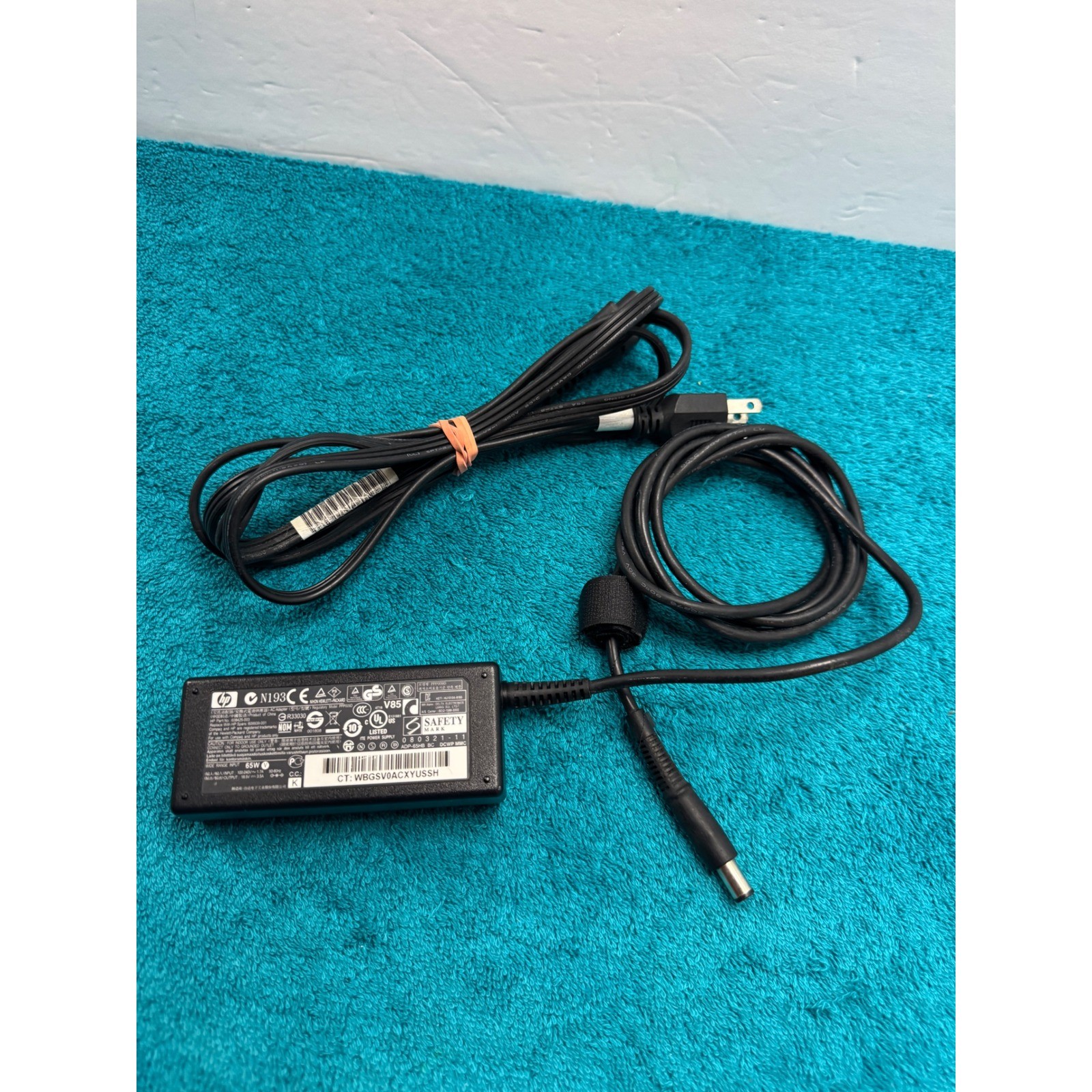 HP 65W AC Adapter Laptop Charger 18.5V 3.5A PPP009D 608425-003 Genuine OEM