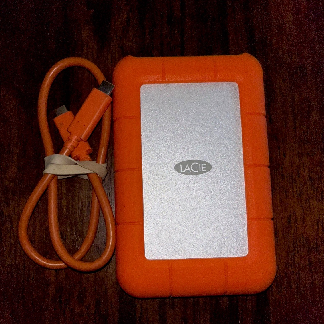 LaCie 2TB Rugged Mini Portable External Hard Drive USB-C