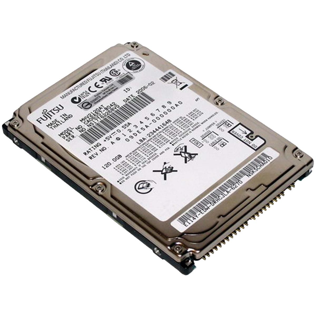 Hard Disk HDD IDE PATA 2.5" 120GB Portable Notebook Computer Fujitsu