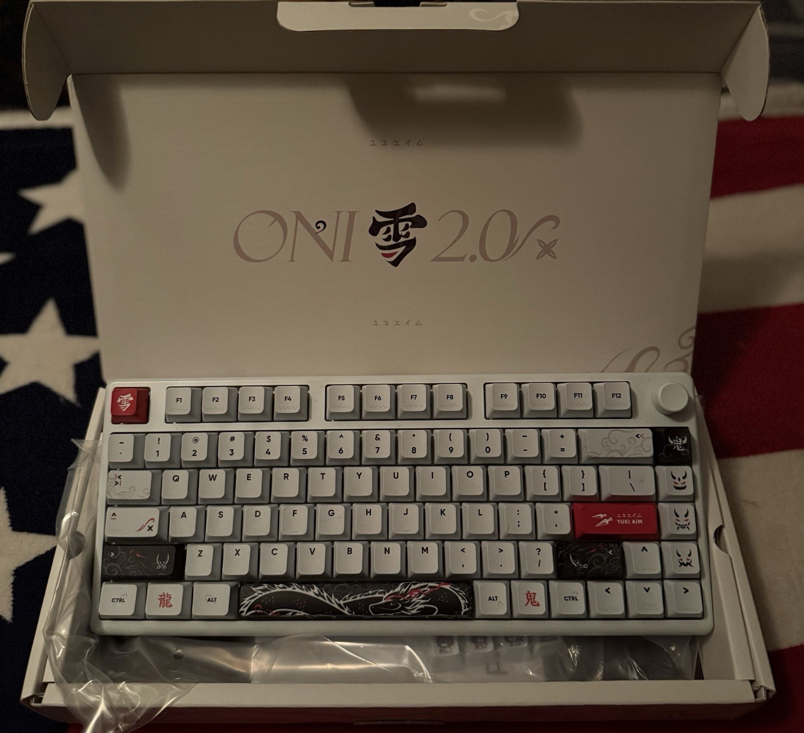 Yuki Aim Oni 2.0 xArbiter Studios Polar 75 Keyboard 8000k