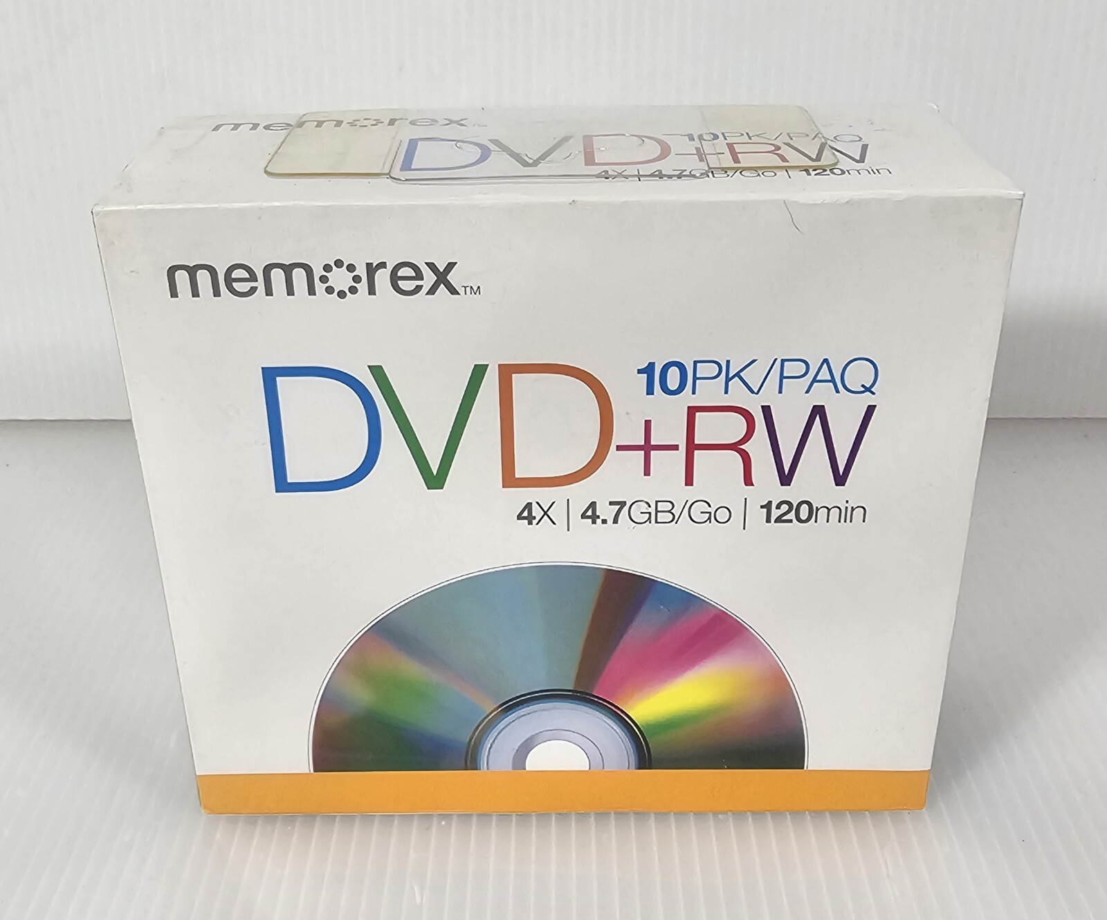 NEW Memorex DVD+RW 4.7GB Discs 10-Pack, 120 Min 
