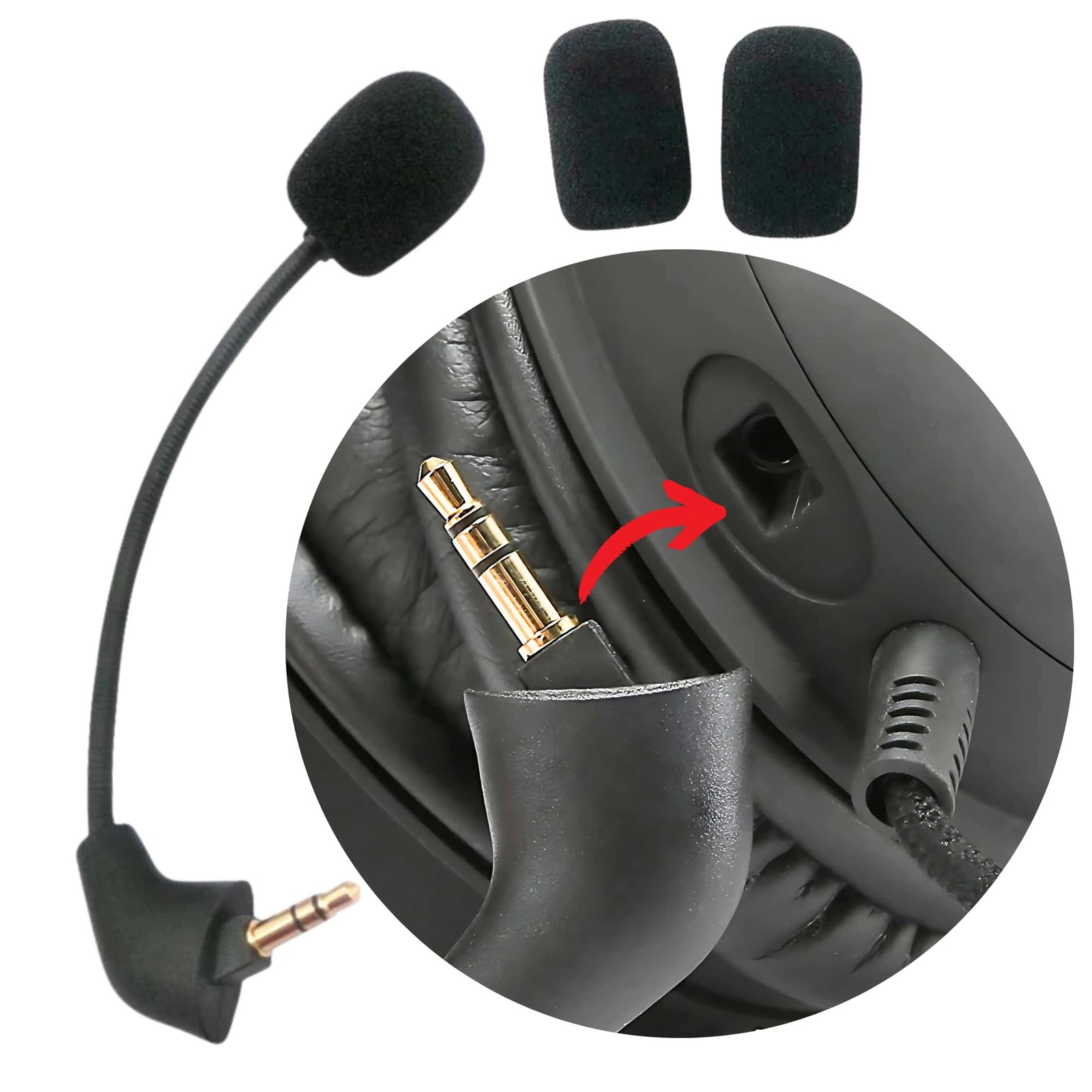 Hyperx Cloud 2 Mic Replacement, (Old Version Before 2021), Clouophone Compatible
