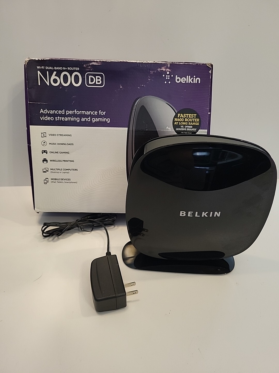Belkin N600 DB Wi-Fi Dual Band N+ Wireless Router 300 Mbps