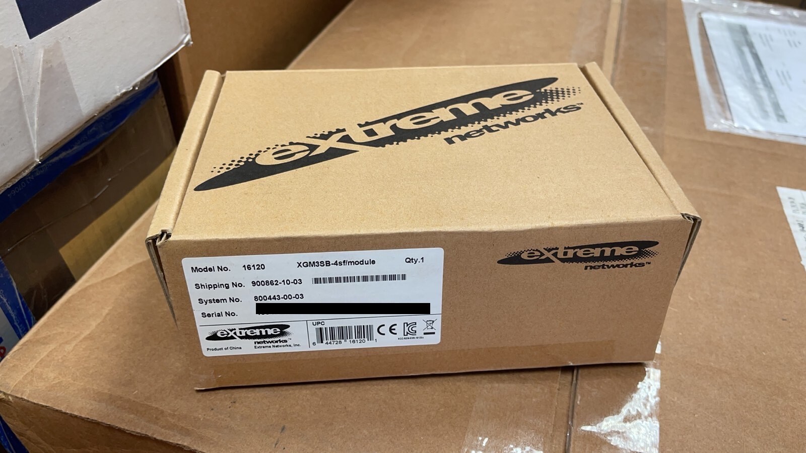 NEW Extreme Networks 16120 XGM3SB-4sf - 4 Port 10G SFP+ Switch Module