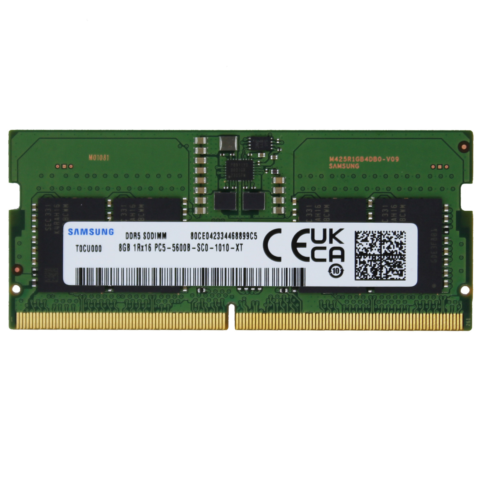 Samsung 1x8GB PC5-44800 DDR5 5600 MHz SODIMM Laptop Memory RAM M425R1GB4BB0-CWM