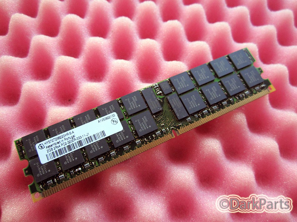 Infineon HYS72T256220HR-5-A PC2-3200R-333-11-J1 2GB Server Memory RAM