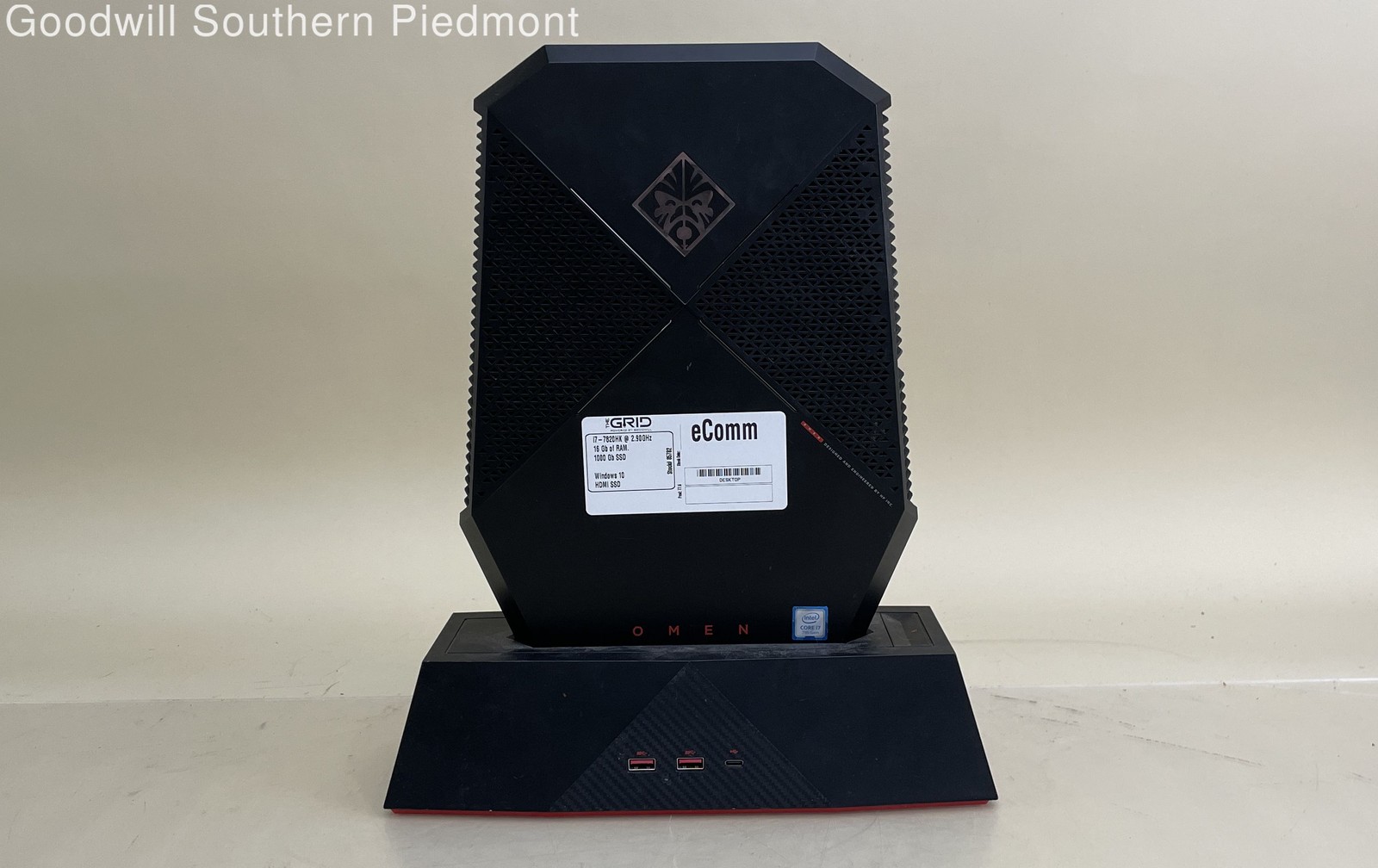 HP Omen P1000-011 Intel Core i7-7820HK 2.90GHz 16GB RAM 1TB SSD NVIDIA GTX 1080