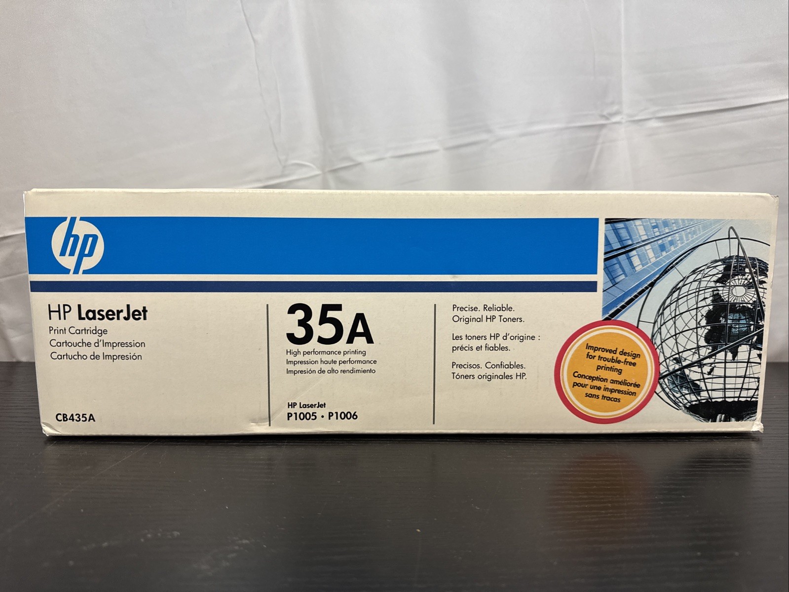 HP 35A Black Toner Cartridge CB435A  - A1