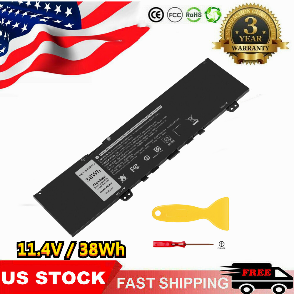 39DY5 F62G0 Battery for Dell Inspiron 13 7000 i7373 7373 7386 2-in-1 7370 7380