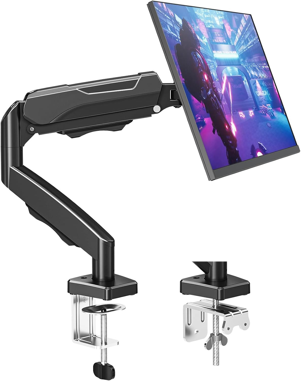 MOUNTUP Single Monitor Desk Mount Holds Screen up to 32 Inch, Height Adjustable