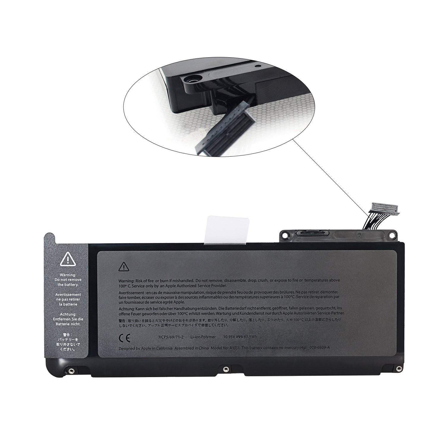 New Genuine 63.5wAh Battery for Apple Macbook 13" A1342 A1331 661-5585 661-5391