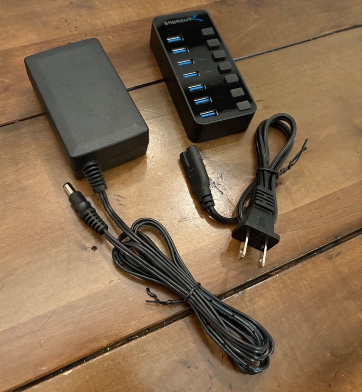 SABRENT  7-Port USB 3.0 Hub with Power Supply  (HB-BUP7)