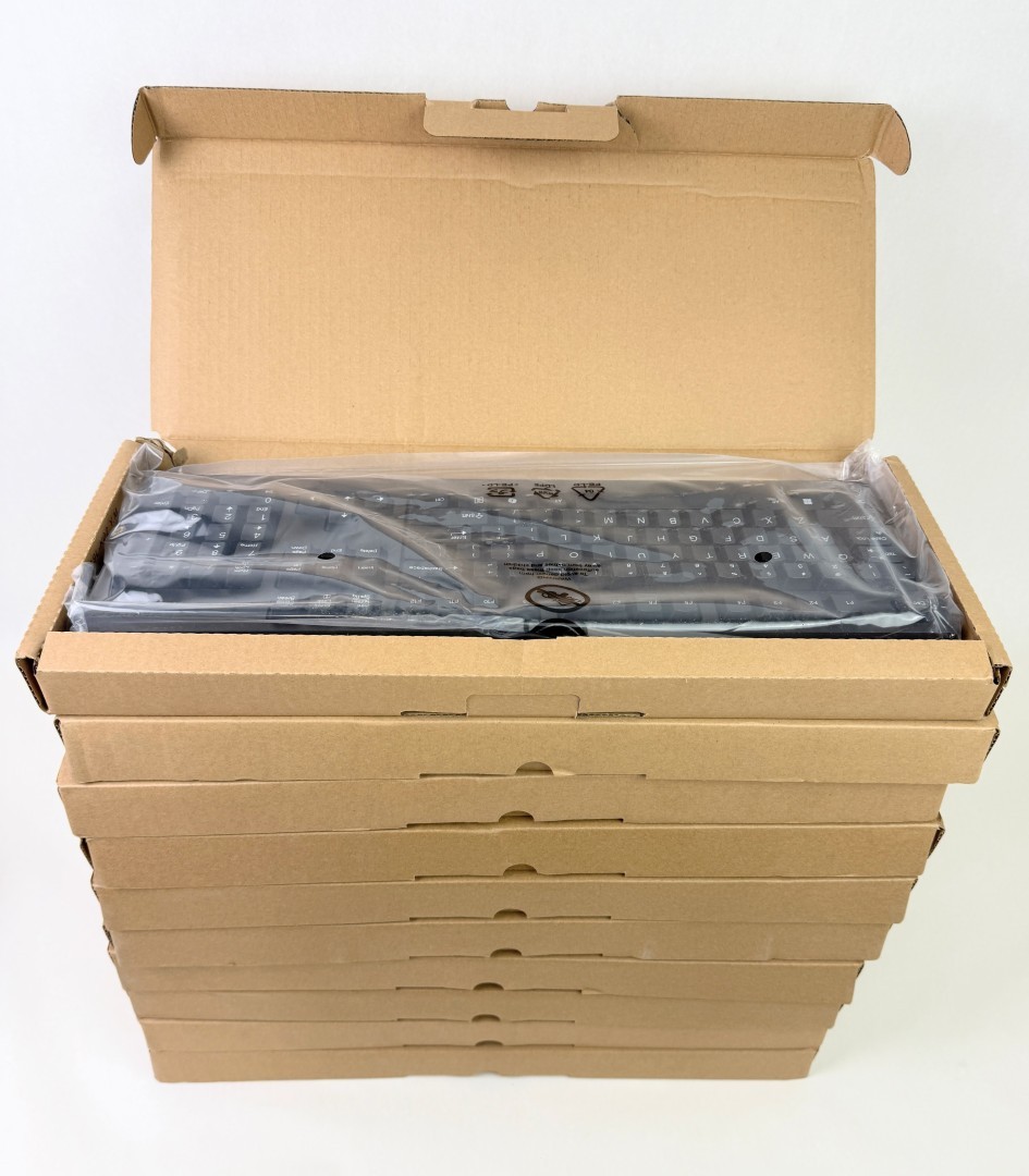 Lot of 10x Lenovo Traditional USB AI Keyboard Black FRU: 5D50U84616